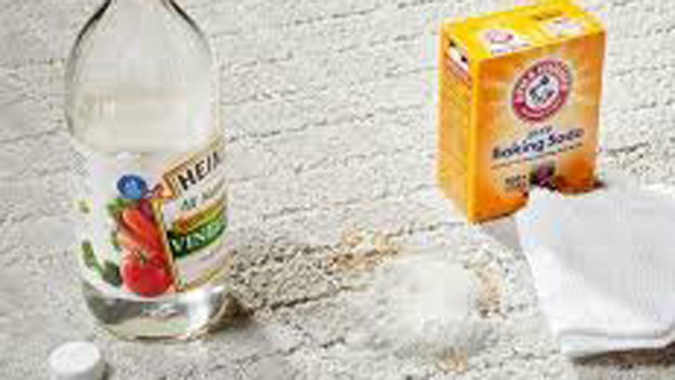 Spot Cleaning Carpet with Vinegar and Baking Soda