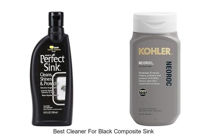 best cleaner for black composite sink