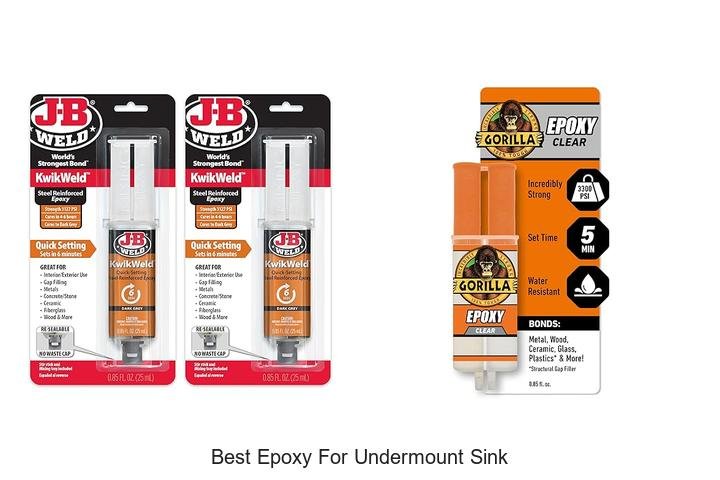 best epoxy for undermount sink