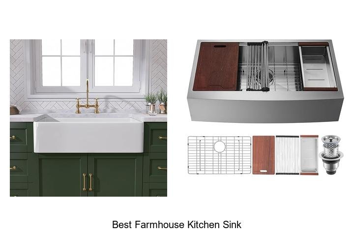 best farmhouse kitchen sink