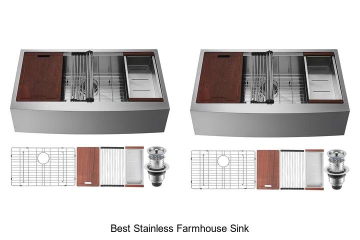best stainless farmhouse sink