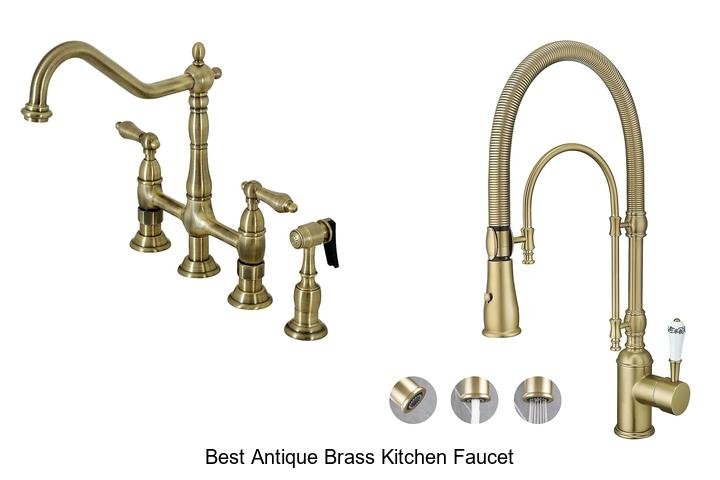 best antique brass kitchen faucet