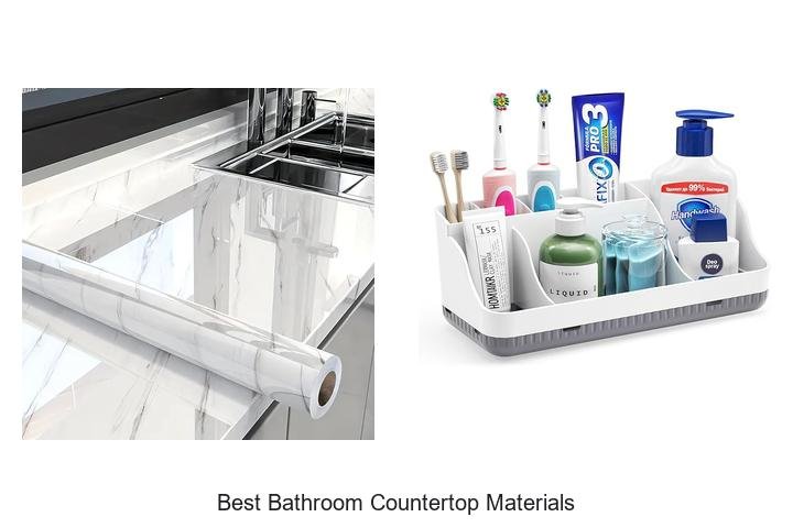 best bathroom countertop materials