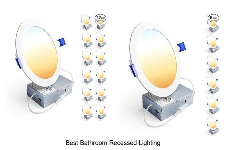 best bathroom recessed lighting