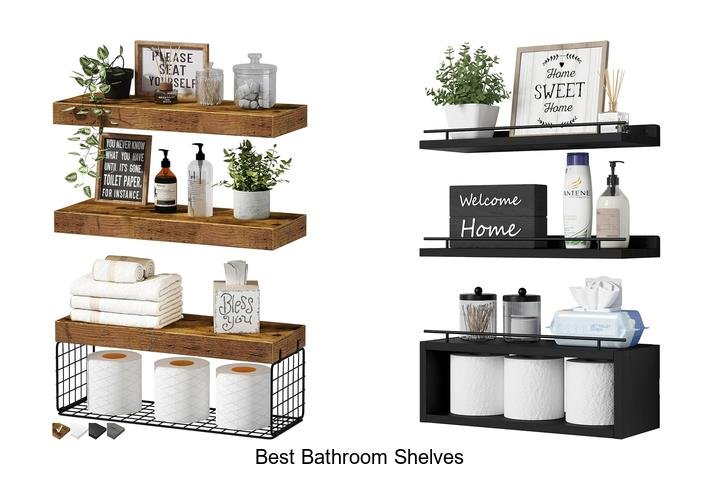 best bathroom shelves