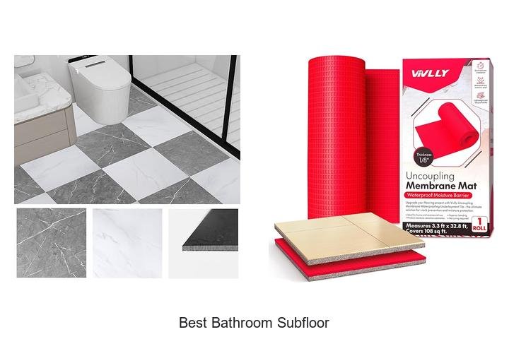 best bathroom subfloor