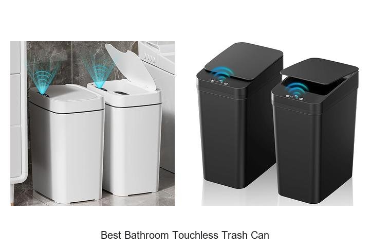 best bathroom touchless trash can