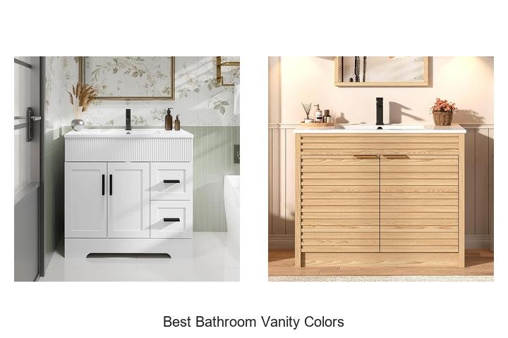 best bathroom vanity colors