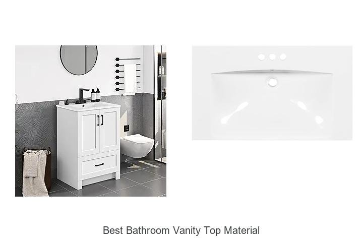 best bathroom vanity top material