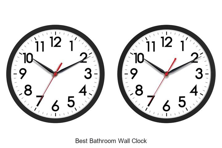best bathroom wall clock
