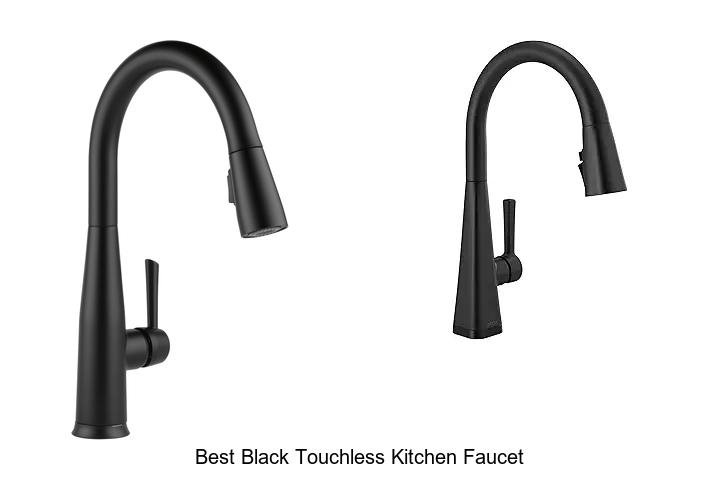 best black touchless kitchen faucet