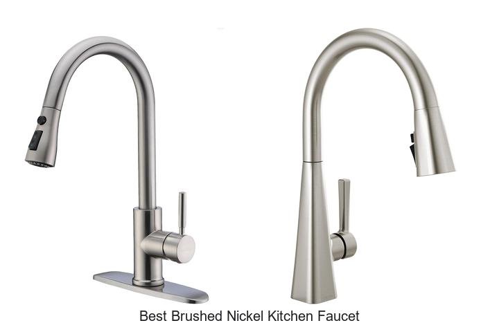 best brushed nickel kitchen faucet