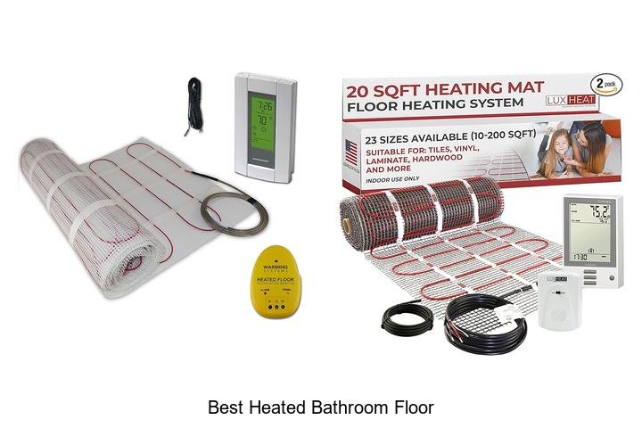 best heated bathroom floor