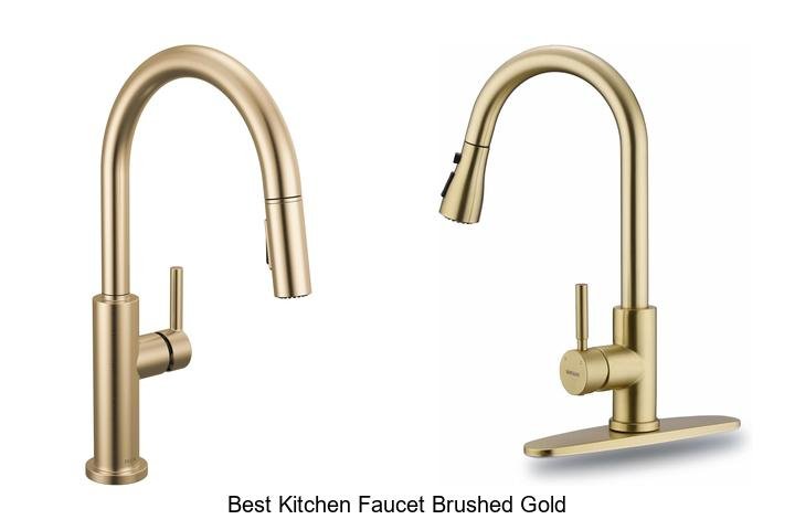 best kitchen faucet brushed gold