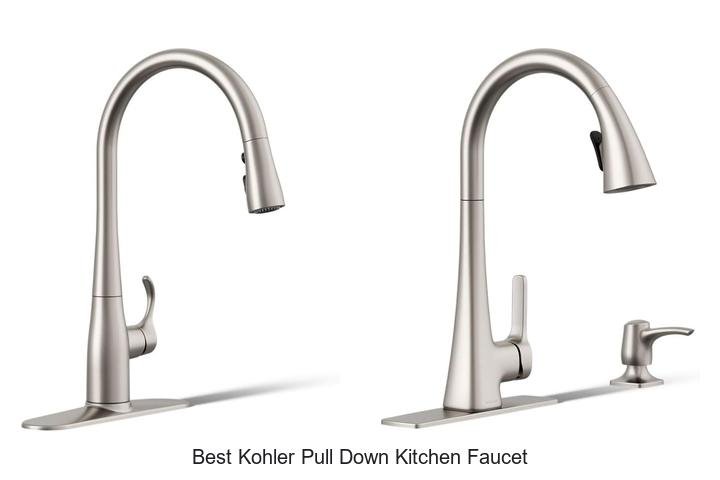 best kohler pull down kitchen faucet
