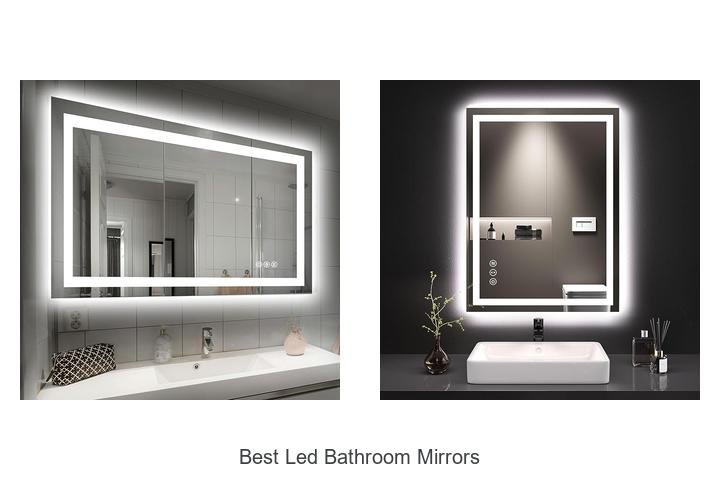 best led bathroom mirrors