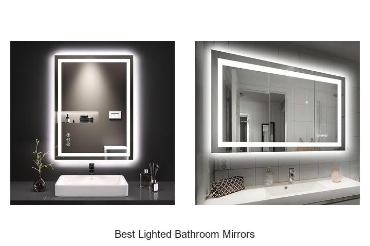 best lighted bathroom mirrors