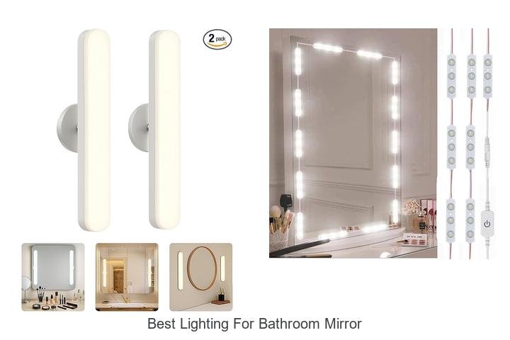 best lighting for bathroom mirror