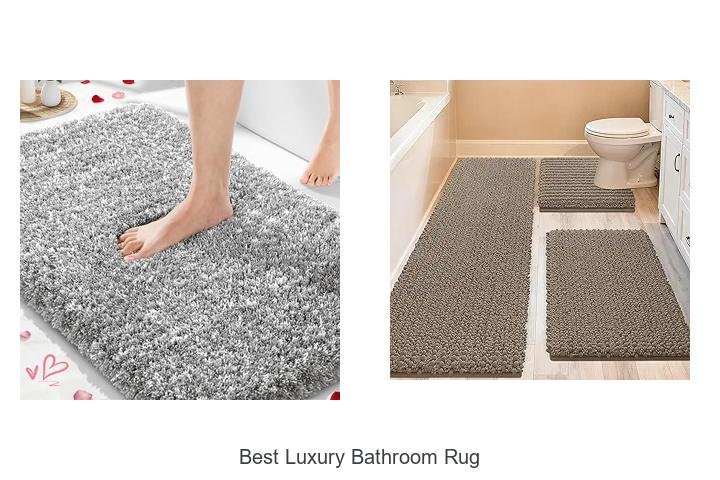 best luxury bathroom rug
