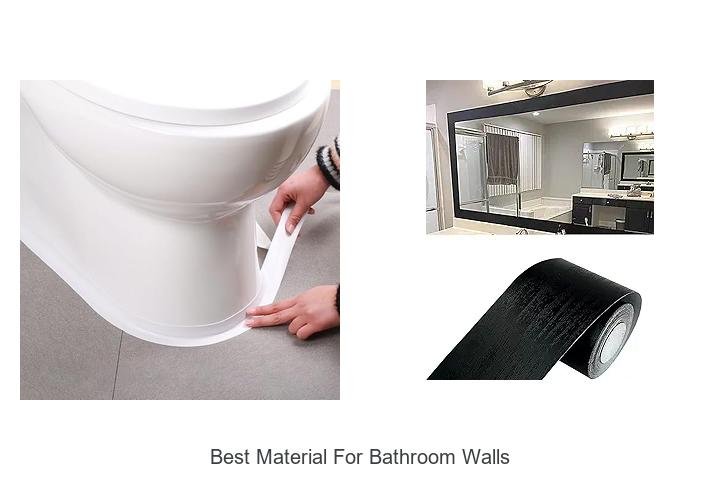 best material for bathroom walls