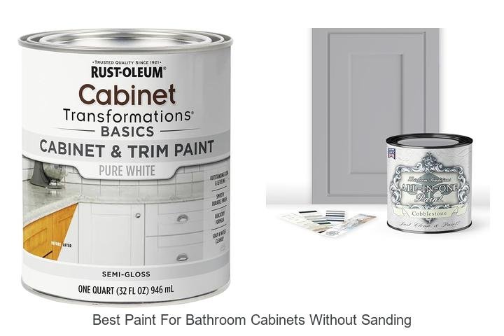 best paint for bathroom cabinets without sanding
