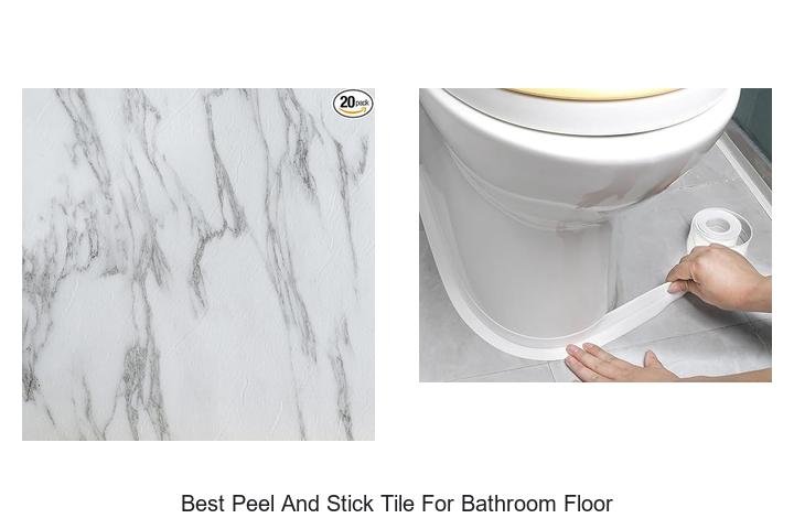 best peel and stick tile for bathroom floor