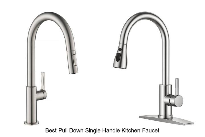 best pull down single handle kitchen faucet