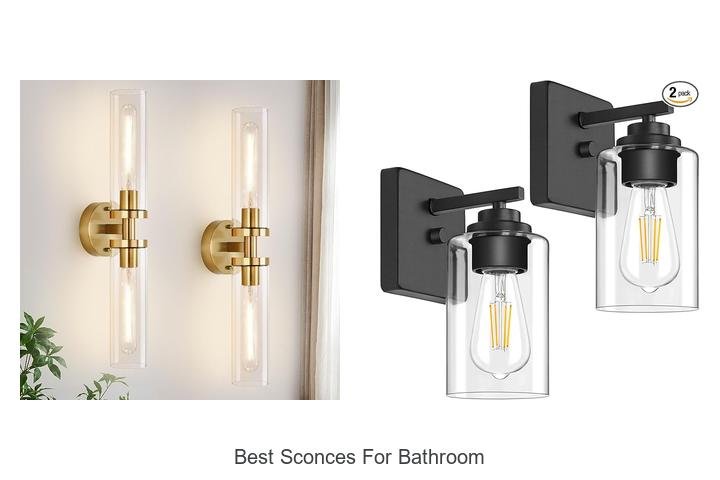 best sconces for bathroom
