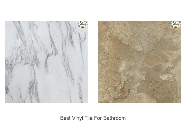 best vinyl tile for bathroom