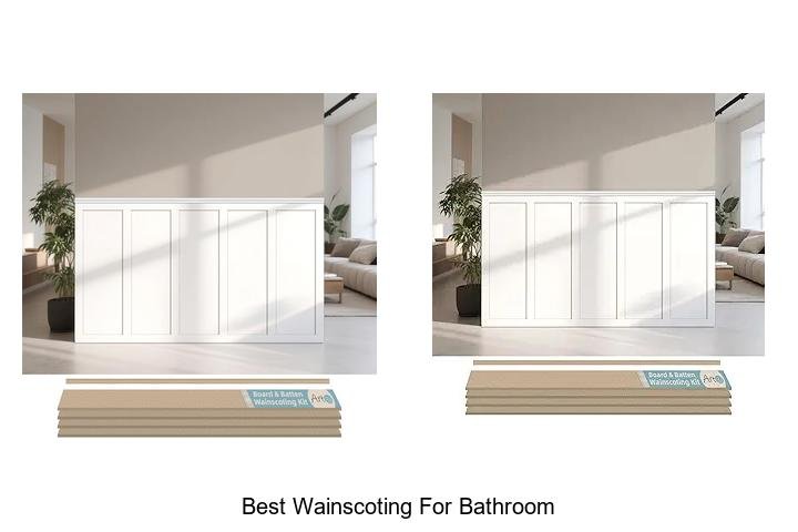 best wainscoting for bathroom