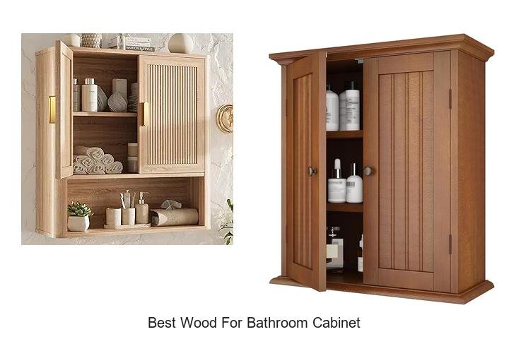 best wood for bathroom cabinet